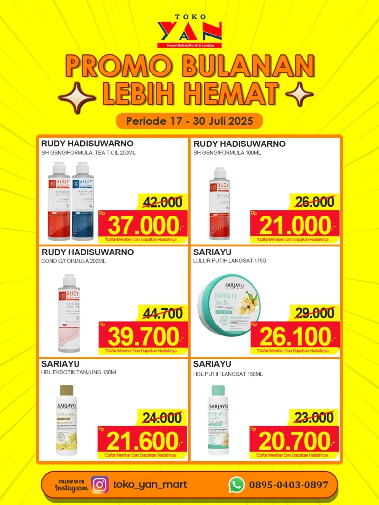 π’ PROMO BULAN JULY LEBIH HEMAT 5 1 4