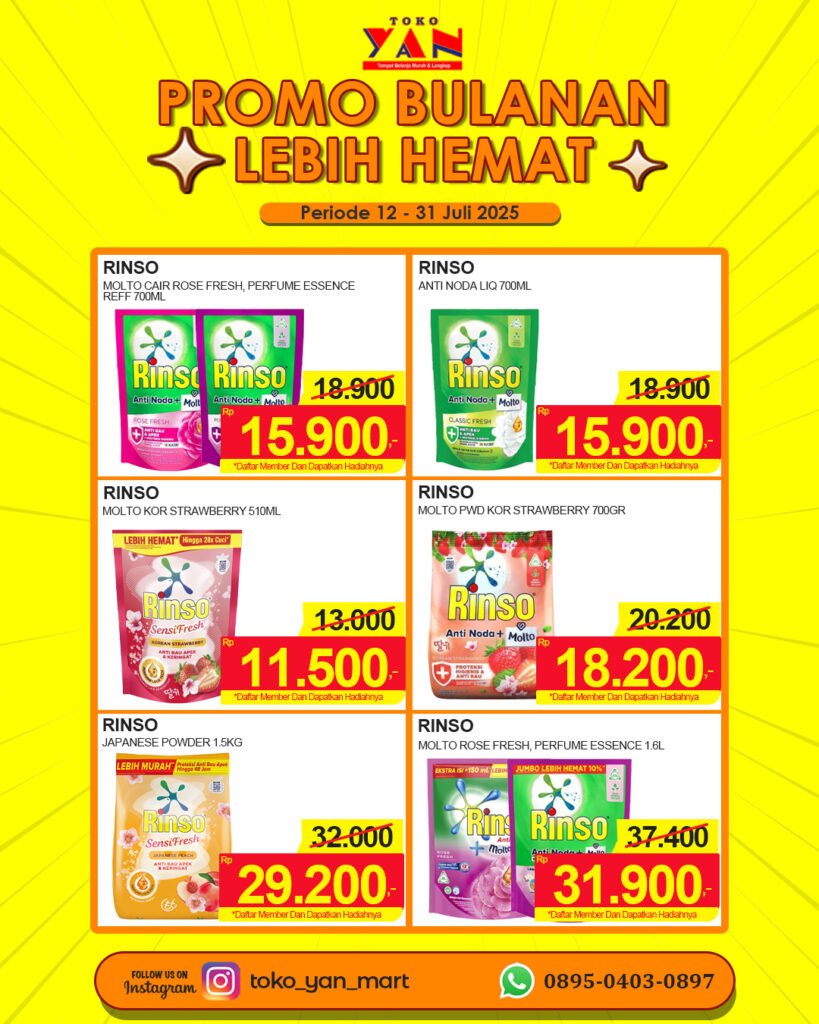π’ PROMO BULAN JULY LEBIH HEMAT 9 1 4