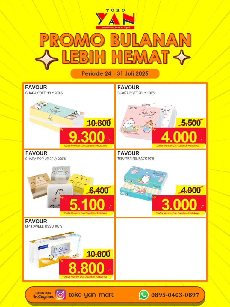 π’ PROMO BULANAN LEBIH HEMAT 1 1 7