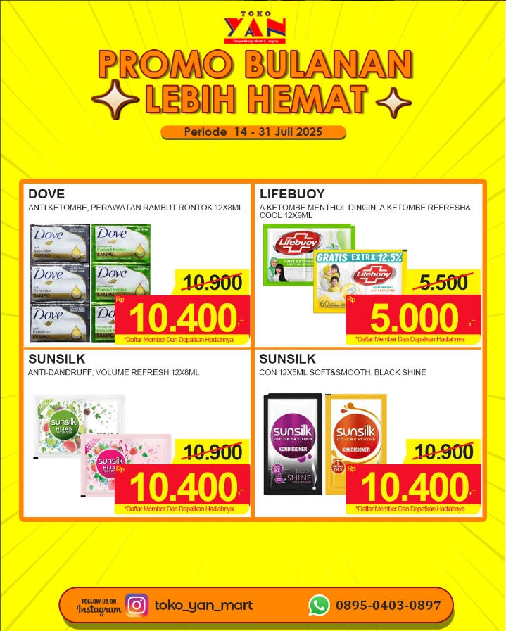 π’ PROMO BULAN JULY LEBIH HEMAT 6 5445