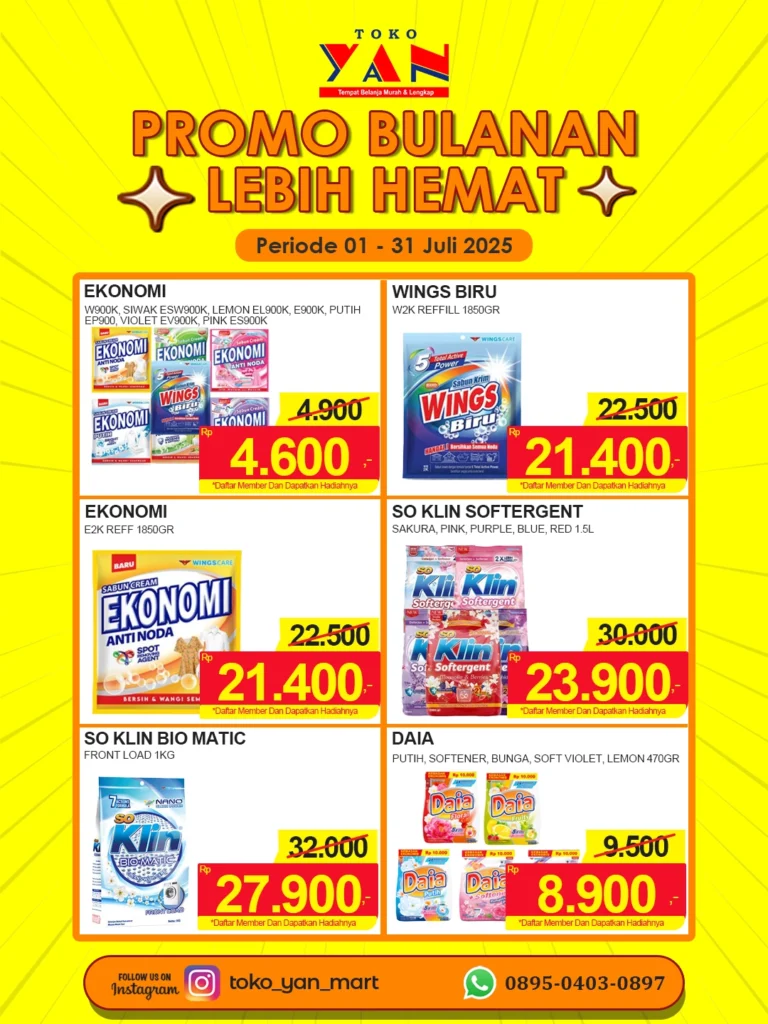 π’ PROMO BULAN JULY LEBIH HEMAT 4 6